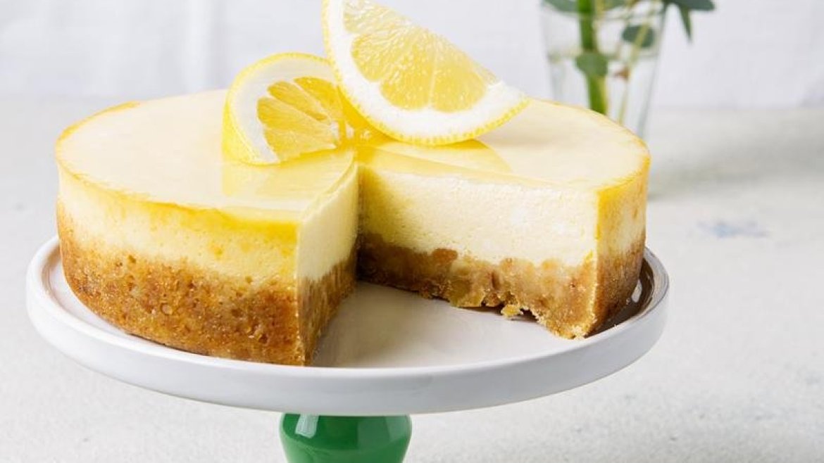 Osvěžující citronový cheesecake s ricottou - recept pro chytrý multifunkční hrnec Tefal Cook4me+ CY8511